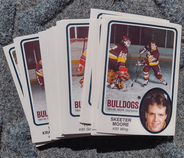 1985 Minnesota Duluth Team Set with Brett Hull PSA 9