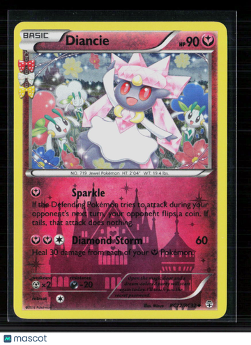 Pokemon 2016 Generations Diancie #RC22/RC32
