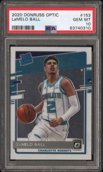 2020 Panini Donruss Optic 153 LaMelo Ball GEM MINT PSA 10