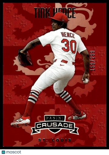 2025 Panini Crusade Tink Hence #79 Red SN