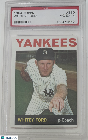 1964 Topps Whitey Ford #380 PSA 4