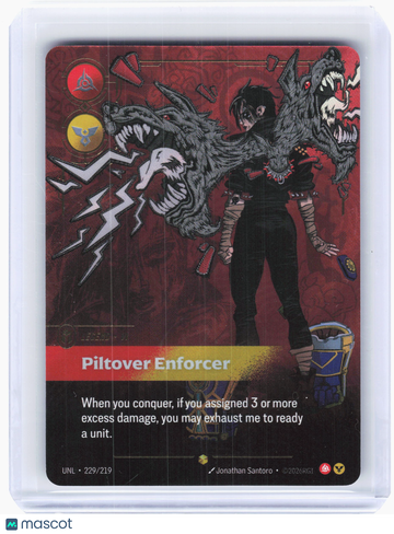 Unleashed Piltover Enforcer Foil Showcase (Alt Art) #229/219