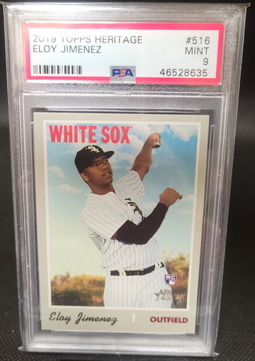 2019 Topps Heritage Eloy Jimenez PSA 9