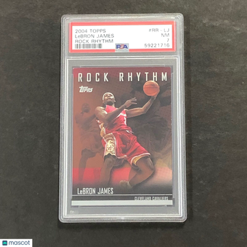 2004 Topps Rock Rhythm LeBron James #RR-LJ Rock Rhythm PSA 7