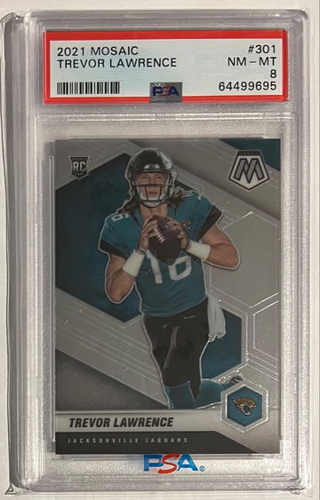 2021 Mosaic Trevor Lawrence Jaguars Rookie PSA 8