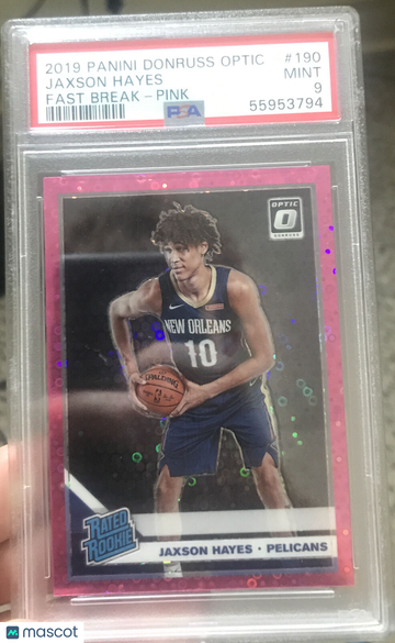 Jaxson Hayes Fast Break Pink / 20, PSA 9