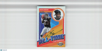 2023 Panini Contenders Optic Deion Sanders #ATC-DS All Time Contenders Orange /25 SN SICK CARD FROM THE GOAT!!! AU