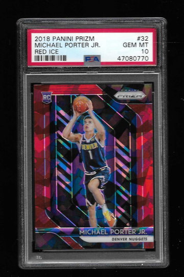 2018 PRIZM MICHAEL PORTER JR RED ICE