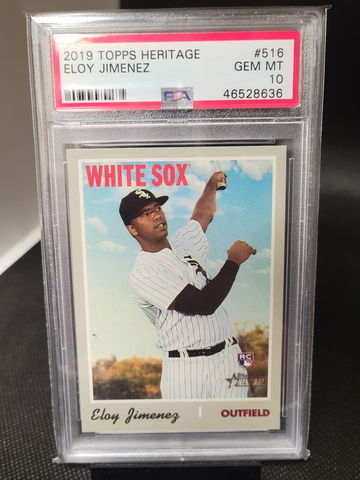 2019 Topps Heritage Eloy Jimenez PSA 10