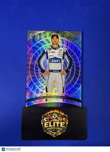 2025 Panini Select Racing Prizm Jimmie Johnson #11 Rainbow Color Wheel