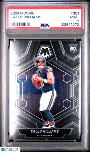 2024 Panini Mosaic Caleb Williams #301 PSA 9
