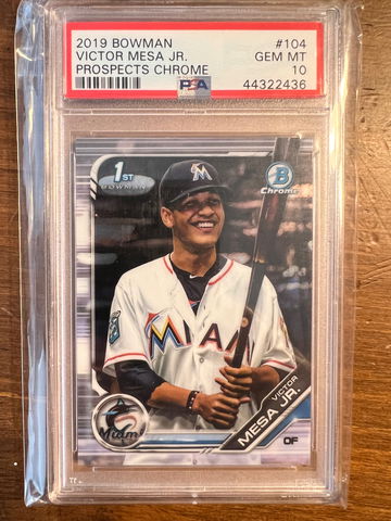 2019 Bowman Chrome Prospects Victor Mesa Jr. PSA 10