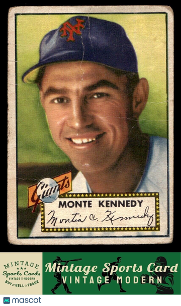 1952 Topps Monte Kennedy #124