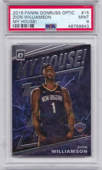 Zion Williamson 2019 Optic My House PSA 9