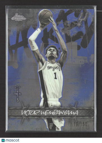 2026 Topps Chrome Jacked Up Cactus Jack Victor Wembanyama #JU-33 Blue 118/150