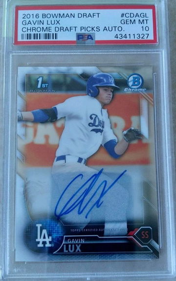 2016 GAVIN LUX AUTO PSA 10
