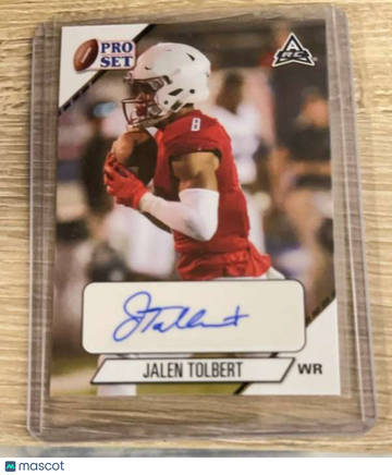 2021 Pro Set College Football - Autographs Jalen Tolbert #PS-JT1