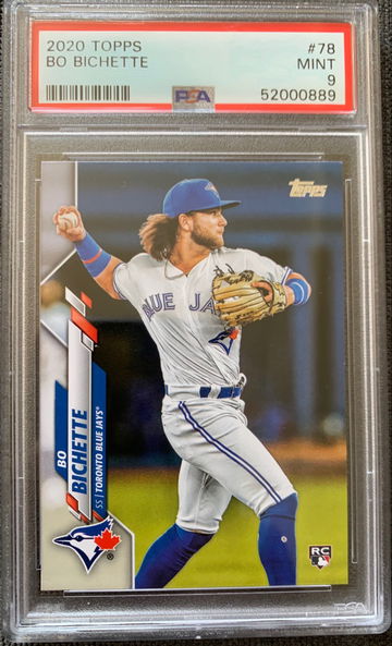 2020 Topps Bo Bichette Rookie Card PSA 9