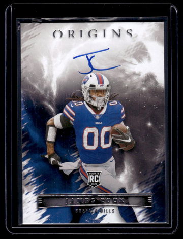 2022 Panini Origins Rookie Autograph James Cook #RAU-JCO RC Auto