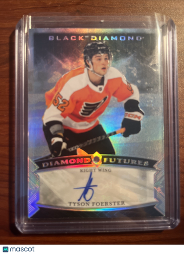2023-24 Upper Deck Black Diamond Tyson Foerster #BDF-TF Sparkle Rookie Upper Deck