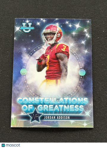 Jordan Addison 2022 Bowman Rookie
