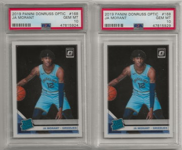 Ja Morant Optic Lot (2 cards)