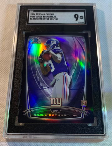2014 Bowman Chrome Odell Beckham Jr. Black Refractor /299