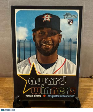 2020 Topps Heritage - Award Winners Yordan Alvarez #AW-5