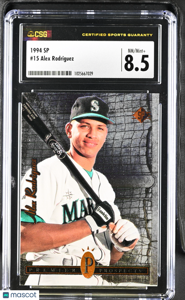 1994 SP Alex Rodriguez #15 Foil Rookie RC CGC 8.5