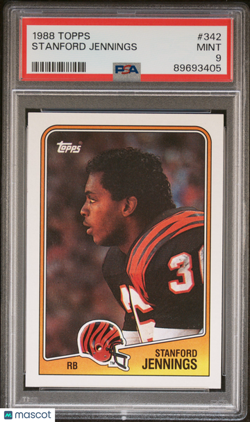 1988 Topps Stanford Jennings #342 PSA 9