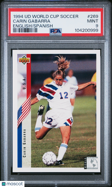 1994 Upper Deck World Cup Soccer Carin Gabarra #269 English Spanish PSA 9