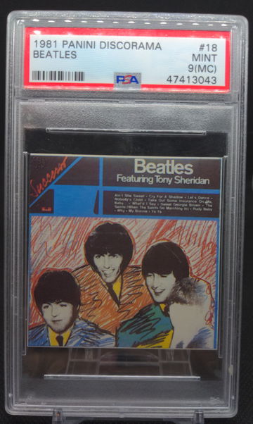 1981 Panini Discorama #18 The Beatles PSA 9 MC