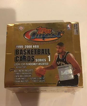 1999-2000 Topps Finest NBA Basketball 🏀 series 1 Box