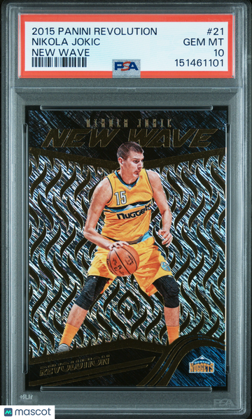 Nikola Jokic 2015 Panini Revolution New Wave PSA 10