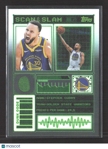 2025 Topps Scan & Slam Stephen Curry #SS-12