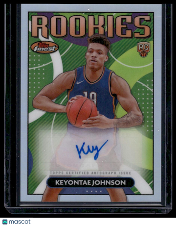 2023-24 Finest Keyontae Johnson #RFA-KJ Rookie Finest Autographs Refractors AU