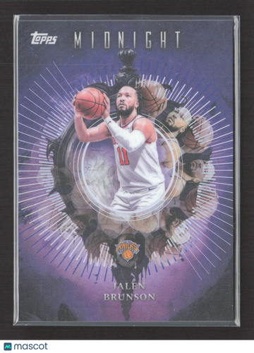 2025 Topps Midnight Insomnia Jalen Brunson #IN-5 New York Knicks Basketball Card