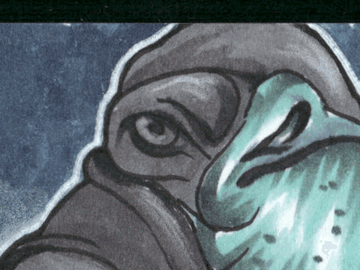 2024 Topps Star Wars Galaxy Matthew Maldonado Sketch Card Silver Foil