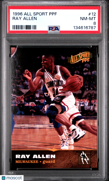 1996 Score Board All Sport PPF Ray Allen #12 PSA 8