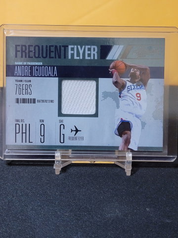 Andre Iguodala elite series /299 Absolute Frequent Flyer /49 jersey patches 