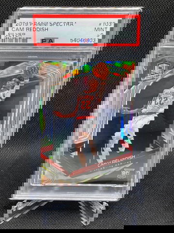 2019 20 Panini Spectra CAM REDDISH #103 Silver Prizm RC PSA 9