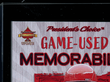 2023 President's Choice Solitaire 2.0 Update Johnny Bench 1/1 /1 Game-Used Jersey