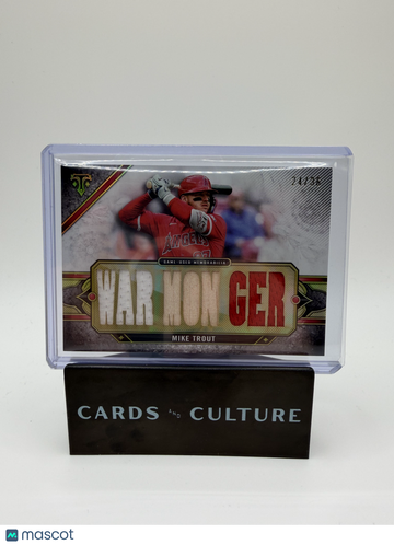 2024 Topps Triple Threads Mike Trout #TTR-MT Relic