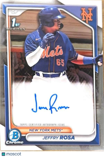 2024 Bowman - Chrome Prospects Autographs Jeffry Rosa #CPA-JRO