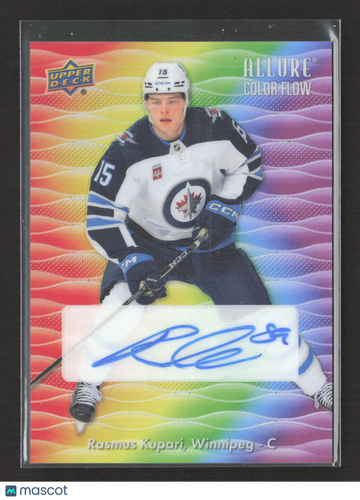 2024 Upper Deck Allure Color Flow Rasmus Kupari #CFA-RK Full Rainbow Auto Auto
