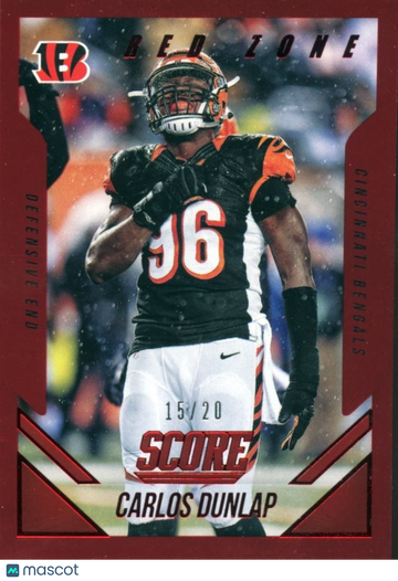 Carlos Dunlap 2015 Score Cincinnati Bengals