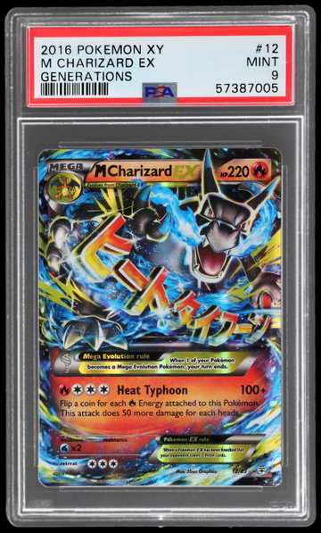 2016 Pokemon XY Generations M Charizard EX PSA 9
