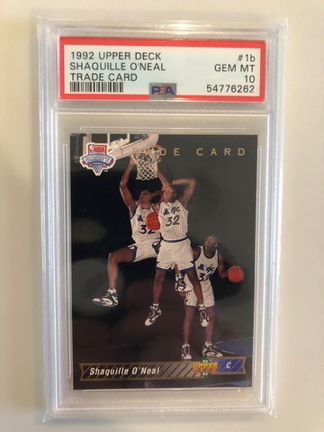 1992 UpperDeck Trade Card 1b Shaquille O’Neal