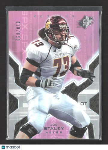 2007 Upper Deck SPx Joe Staley #108 810/899