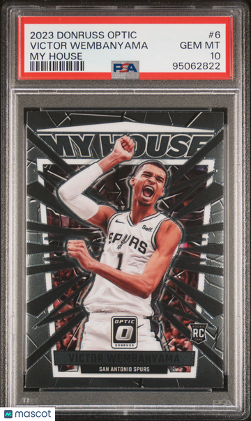 2023 Donruss Optic My House Victor Wembanyama #6 RC PSA 10